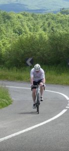 John Neal cycling the Grand Tour Italia
