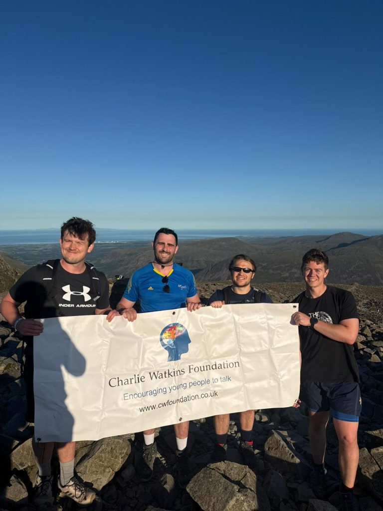 At the top of Scarfel Pike for the Charlie Watkins Foundation